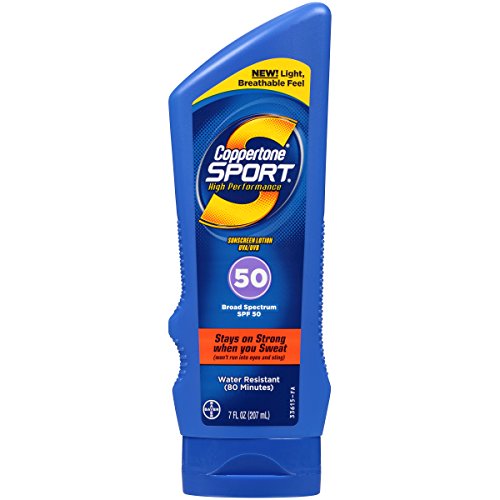 Coppertone Sport Sunscreen SPF 50 Lotion, 7 Ounce