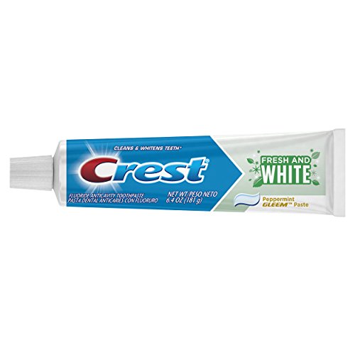 Gleem White Crest Fresh Anticavity Whitening Toothpaste, Peppermint, 6.4 Ounce