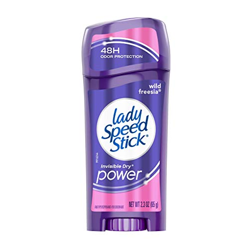 Lady Speed Stick Invisible Dry Power Antiperspirant/Deodorant, Wild Freesia, 2.3 Ounce