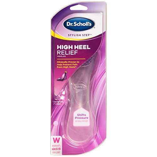 Dr. Scholl’s Stylish Step High Heel Relief Insoles, 1 Pair, Size 6-10, Purple