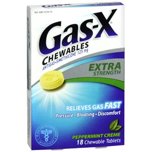 GAS-X EX STR PEPPERMINT 18TB NOVARTIS CONSUMER HEALTH