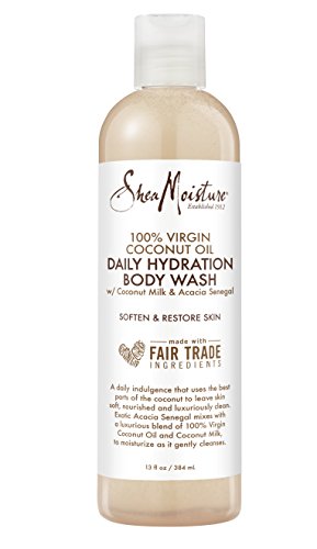 Shea Moisture 100% Virgin Coconut Oil Daily Hydration Body Wash 13 oz