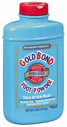 Gold Bond Foot Powder Medicated 4 Ounce (118ml)