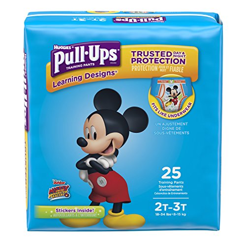 Pull-Ups Learning Designs Potty Training Pants for Boys, 2T-3T (18-34 lb), 25ct