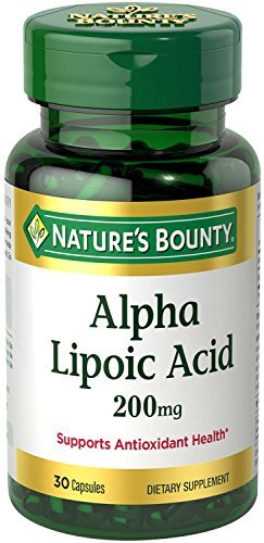 Nature's Bounty Super Alpha Lipoic Acid 200 mg Capsules 30 CP - Buy Packs and SAVE