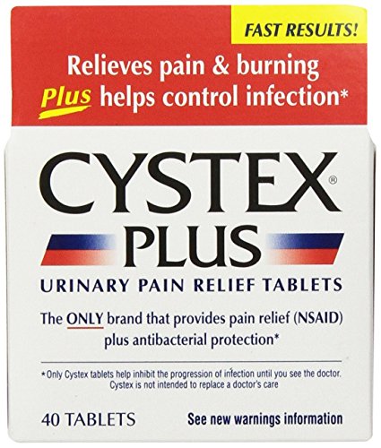 Cystex Plus Urinary Pain Relief Tablets 40 ea