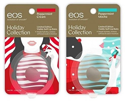 eos EOS Limited Edition 2017 Duo - Peppermint Mocha & Peppermint Cream Lip Balm Set