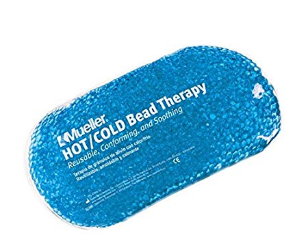 Mueller 32551 Blue Beaded Hot / Cold Pack Therapy Bag Microwavable Freezer Safe