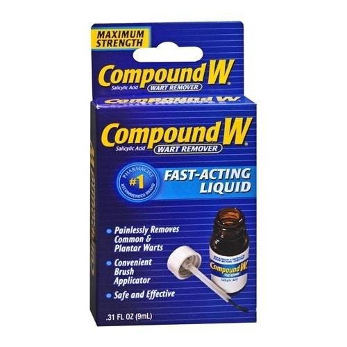 Compound W Wart Remover Fast-Acting Liquid 0.31 OZ - Buy Packs and SAVE