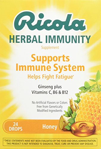 Ricola Herbal Immunity Drops, Honey, 24 Drops