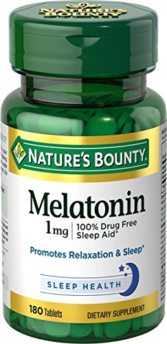 Nature's Bounty Melatonin 1 mg, 180 Tablets