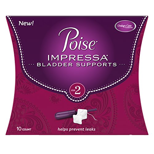 Poise Impressa Incontinence Bladder Supports, Size 2, 10 Count