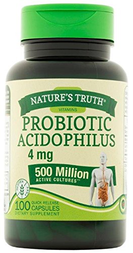 Nature's Truth Probiotic Acidophilus 500 Million, 100 Count