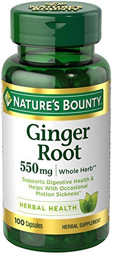 Nature's Bounty Ginger Root 550 mg Capsules 100 CP - Buy Packs and SAVE