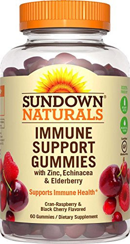 Sundown Naturals Immune Support w/Elderberry, 60 Gummies