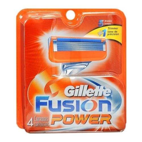 Gillette Fusion Power Cartridges 4 EA - Buy Packs and SAVE