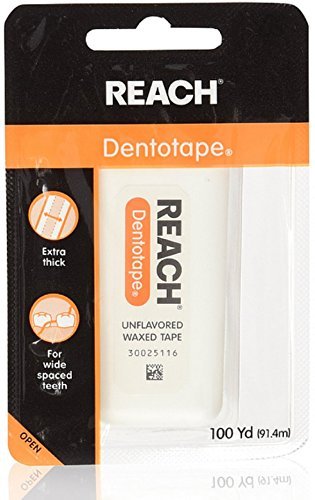 REACH Dentotape Floss Unflavored 100 YD - Buy Packs and SAVE