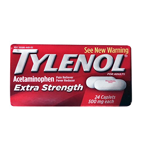 Tylenol Extra Strength Pain Reliever and Fever Reducer Caplets - 24 Ea