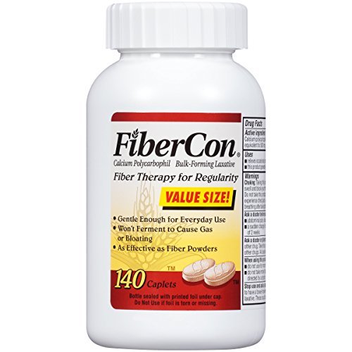 FiberCon Bulk-Forming Laxative Caplets 140 CP - Buy Packs and SAVE