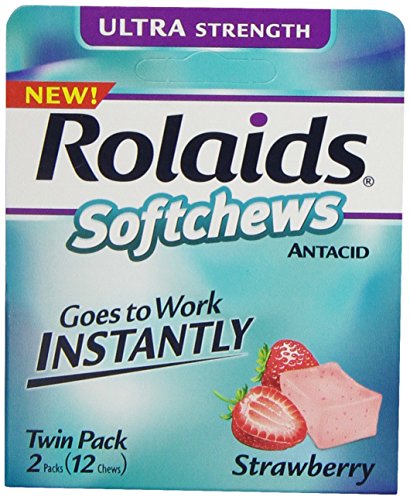 Rolaids Softchews, Strawberry, 12 Count