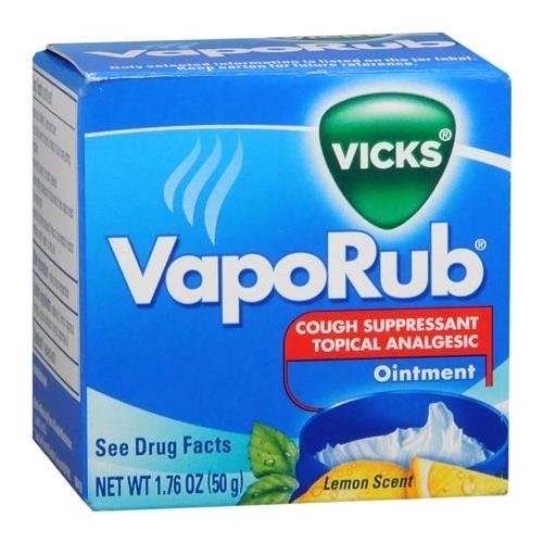 Vicks VapoRub Ointment Lemon Scent 1.76 OZ - Buy Packs and SAVE