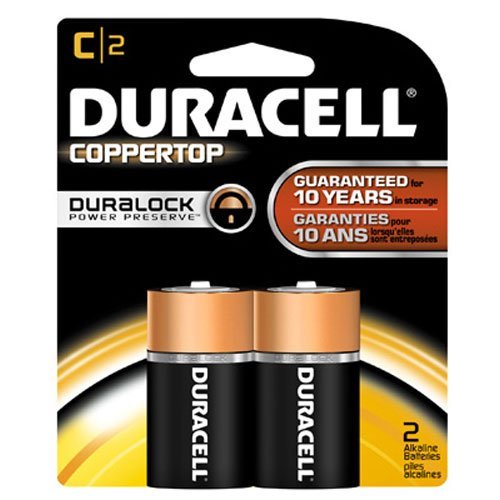 Duracell Alkaline C Batteries 2 Count