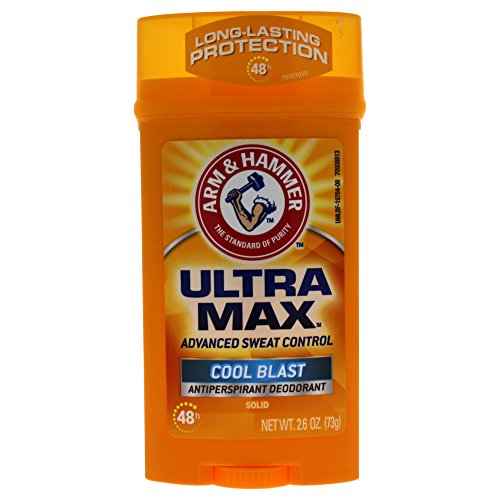 Arm & Hammer Ultra Max Invisible Solid Antiperspirant Deodorant, Cool Blast, 2.6 Oz