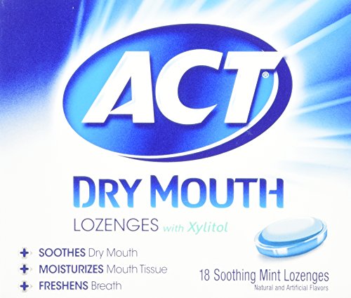 Act Dry Mouth Mint Lozeng Size 18ct