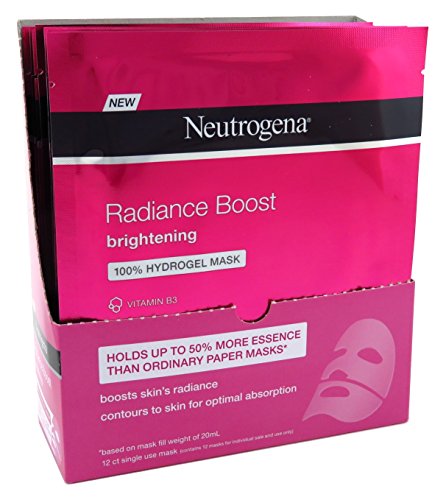 Neutrogena Radiance Boost Brighten Hydro Mask 1 Ounce (12 Pieces) (30ml)