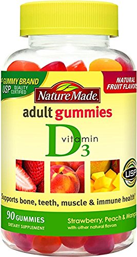 Nature Made Vitamin D3 Adult Gummies (2,000 IU per serving) 90 Ct