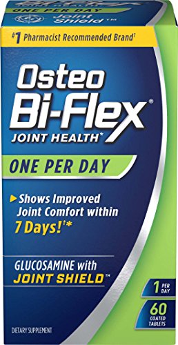 Osteo Bi-Flex One Per Day Glucosamine with Joint Shield Dietary Supplement Helps Strengthen Joints 60 Coated Tablets