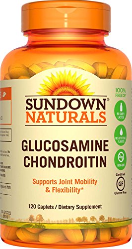 Sundown Naturals Glucosamine Chondroitin Double Strength w/ Calcium & Vit D3, 120 Caplets