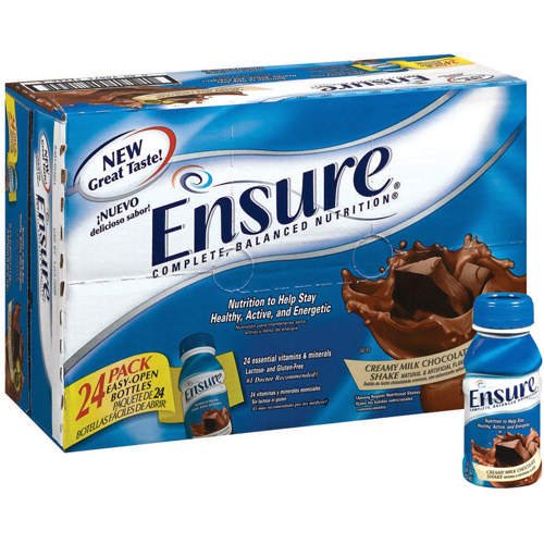 Ensure Complete Balanced Nutrition Shake, Creamy Milk Chocolate, #50462 - 8 Oz, 24 Ea/case