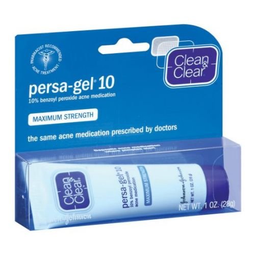 Clean and Clear Persa Gel 10 Maximum Strength Acne Treatment, 1 Ounce - 24 per case.