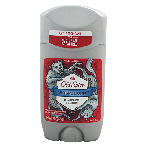 Old Spice Wild Collection Wolfthorn Scent Men's Invisible Solid Anti-Perspirant & Deodorant 2.6 Oz