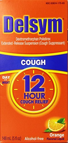 Delsym 12 Hour Cough Suppressant Liquid-Orange-5 oz - Buy Packs and SAVE