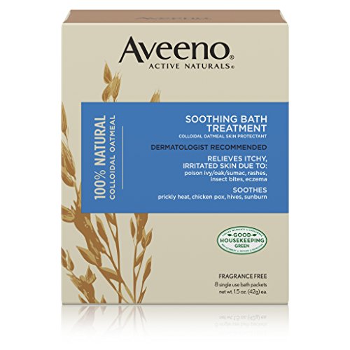 Aveeno Soothing Bath Treatment For Itchy, Irritated Skin, 8 Count