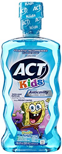 ACT Kids Anti-Cavity Mouthwash, Sponge Bob, 16.9 oz.