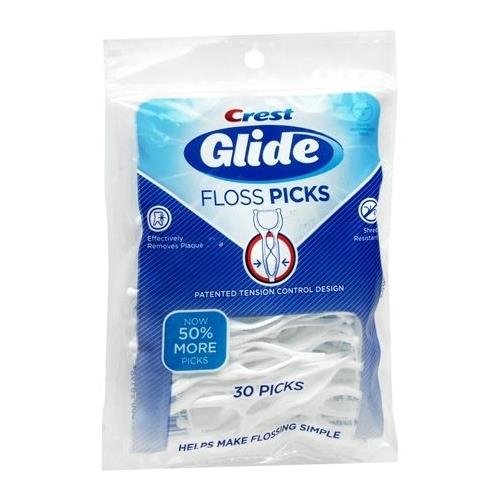 Oral-B Glide Pro-Health Floss Picks Deep Clean Angle 30 EA - Buy Packs and SAVE (Pack of 2)