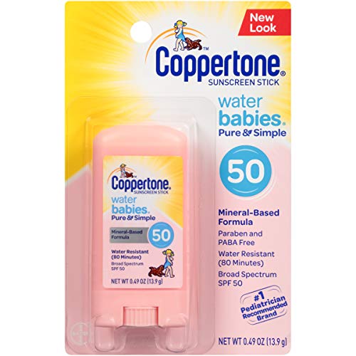 Coppertone Spf#50 Waterbabies Pure And Simple Stick 0.49 Ounce (14ml)