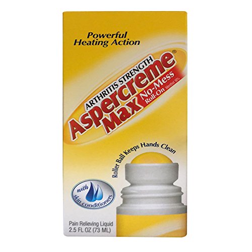 ASPERCREME Max Arthritis Strength No-Mess Roll-On Pain Relieving Liquid 2.50 oz