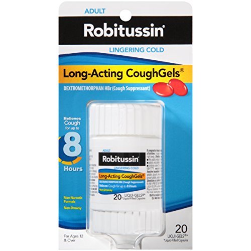 Robitussin Lingering Cold Long-Acting CoughGels 20 CP - Buy Packs and SAVE