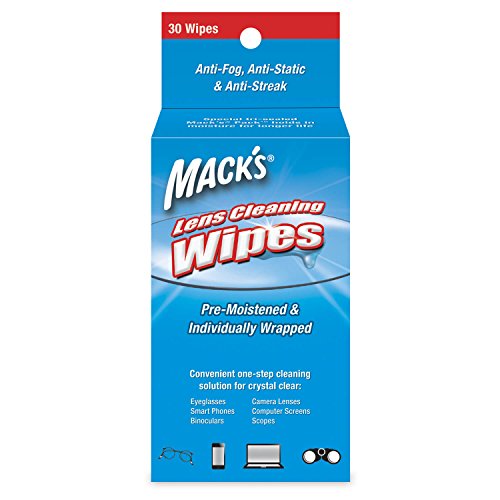 Mack's Lens Wipes Cleaning Towelettes-30 ct