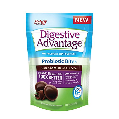 Digestive Advantage Dark Chocolate Probiotic Bites, 4.8oz