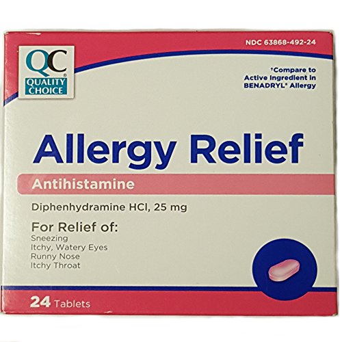 Quality Choice Allergy Relief Antihistamine 24 Tablets