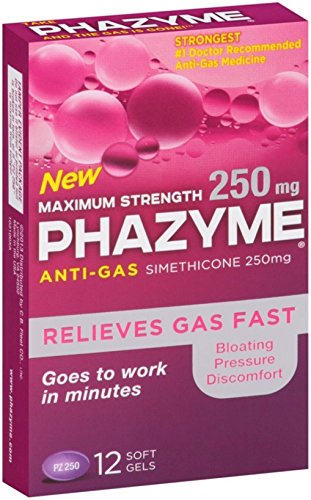 Phazyme Maximum Strength 250 mg Softgels, 12 ea