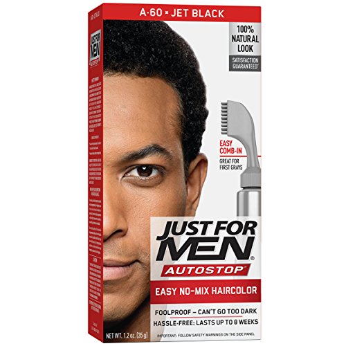 Just for Men Autostop Men's Comb-in Hair Color, Jet Black