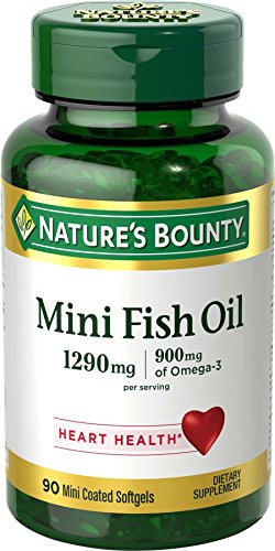 Nature's Bounty Fish Oil 1290 mg, 90 Mini Odorless Softgels