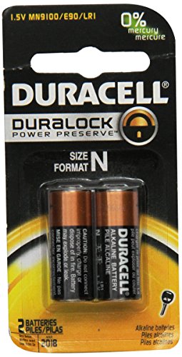 Duracell Coppertop Alkaline N Batteries, 2 Count