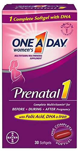 One A Day Women's Prenatal 1 Multivitamins, 30 Count